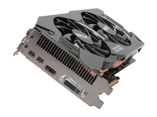 Picture of SAPPHIRE 100352SR  Radeon HD 7950 3GB 384-bit GDDR5 PCI Express 3.0 x16 HDCP Ready CrossFireX Support Video Card