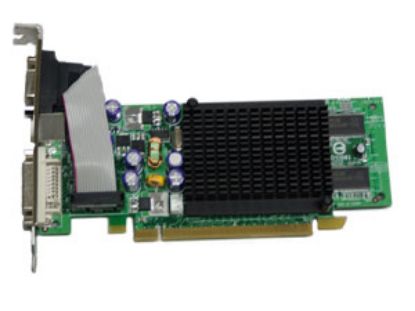 Picture of PROLINK PV-N44EM(128LD) GeForce 6200TC 128MB (Support to 256MB) Effective Memory Interface 128-bit DDR PCI Express x16 Low Profile Video Card