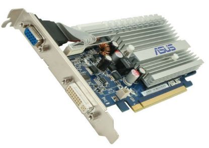 Picture of ASUS EN8400GS-512-CO-4R GeForce 8400 GS 512MB DDR2 PCI Express 2.0 x16 HDCP Ready Video Card