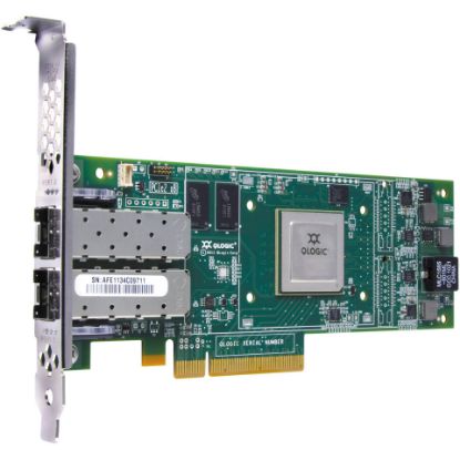 Picture of DELL 0D001N QLE8152 Dual Port 10Gbps Enhanced Ethernet to PCIe Converged Network Adapter