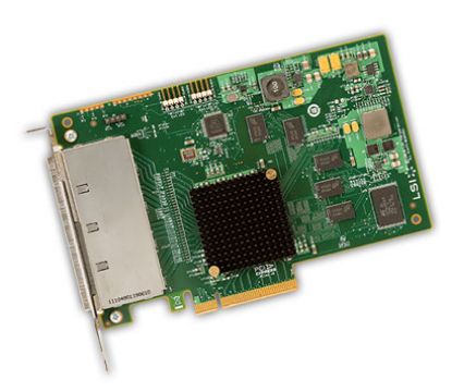 Picture of LSI 46C9493 9201-16E 16-Port, 6Gb/s SAS+SATA to PCI Express Host Bus Adapter