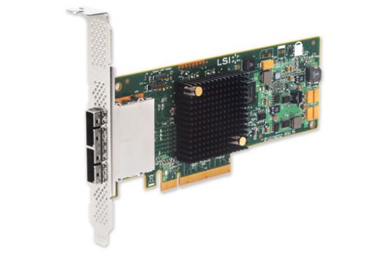 Picture of LSI 9207-8E 9207-8E 8-port PCI Express to 6Gb/s Serial Attached SCSI (SAS) Host Bus Adapter