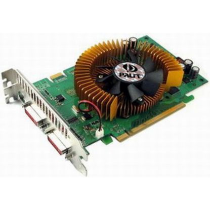 Picture of PALIT NE/8600T+T351 GeForce 8600 GT 512MB 128-bit GDDR3 PCI Express x16 HDCP Ready SLI Support Video Card