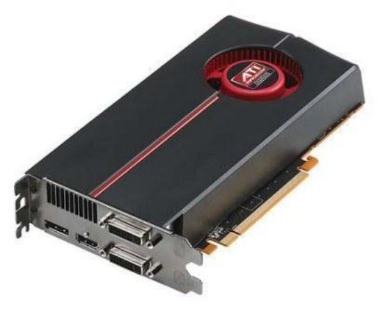 Picture of HP 589916-ZH1 Radeon HD 5770 1GB DDR5 PCI-Express 2.1 x16 Dual DVI HDMI DisplayPort Video Card.