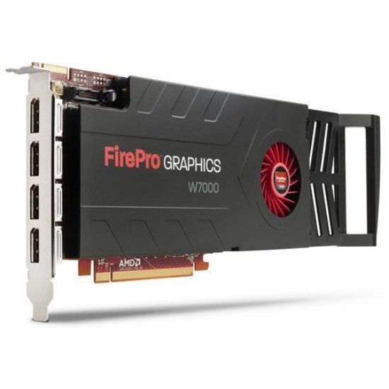 Picture of HP 704382-001 FirePro W7000 4GB 256-bit GDDR5 PCI Express 3.0 x16 CrossFire Supported Workstation Video Card 