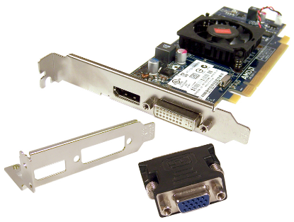 Picture of HP 637996-001 Radeon HD 6450 Graphic Card - 625 MHz Core - 512 MB GDDR3 SDRAM - PCI Express 2.0 x16 - Low-profile