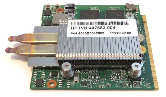 Picture of HP 447652-004 nVidia Quadro FX 770M  512MB Graphics Card