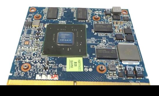 Picture of HP 660498-003 GEFORCE GT 630M 2GB MXM 3.0 A MOBILE GRAPHIC CARD.