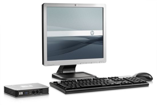 Picture of HP 594867-001 T5325 ThinPro Thin Client 1.2 Ghz Processor 512 Mb Flash 512 Mb Ram