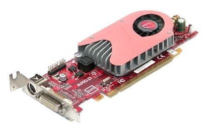 Picture of DELL 0RFCT1 Radeon HD 4550 512MB DDR3 PCI-E x16 DMS-59 TV-Out Low Profile Graphics Card