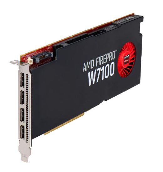 Picture of HP J3G93AA FirePro W7100 8GB 256-bit GDDR5 PCI Express 3.0 x16 Workstation Video Card