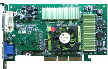 Picture of DELL 054NHR NVIDIA GEFORCE2 64MB AGP DVI VGA VIDEO GRAPHICS CARD