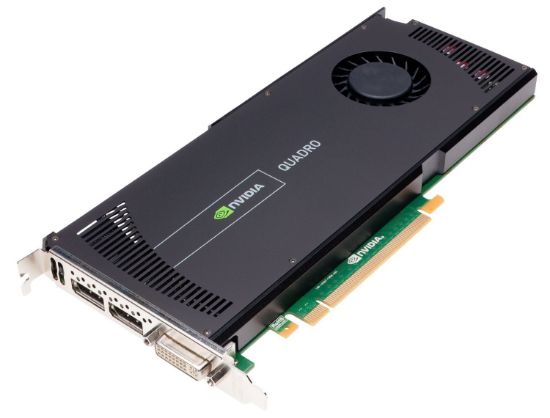 Picture of HP 699-51031-0500-210 Quadro 4000 2GB 256-bit GDDR5 PCI Express 2.0 x16 HDCP Ready Workstation Video Card