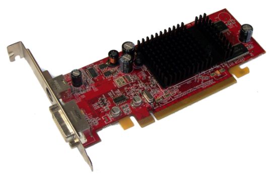 Picture of DELL 0H9142 ATI RADEON X600 SE 128 MB PCI-E X16 DVI VIDEO GRAPHICS CARD