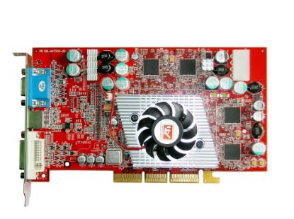 Picture of ATI 109-A07500-00 ATI RADEON 9800 PRO 128MB VGA DVI S-VIDEO AGP VIDEO GRAPHICS CARD.