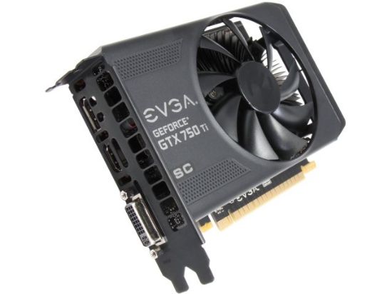 Picture of EVGA 02GP43753 GeForce GTX 750 Ti Superclocked 2GB 128-Bit GDDR5 PCI Express 3.0 Video Card