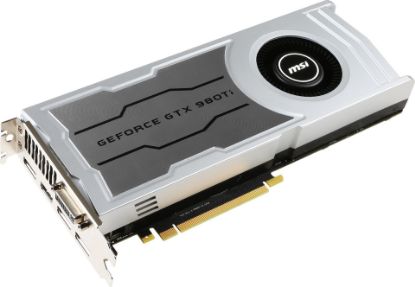 Picture of MSI GTX 980 TI 6GD5 V1 GeForce GTX 980 TI 6G GDDR5  PCI Express 3.0 x16 HDCP Ready Video Card