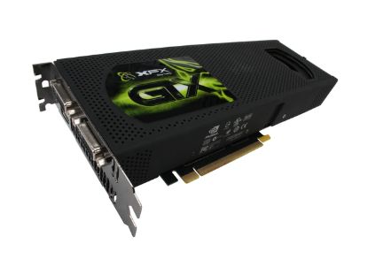 Picture of XFX GX-295N-HHF9 GeForce GTX 295 DirectX 10 1792MB 896 (448 x 2)-Bit GDDR3 PCI Express 2.0 x16 HDCP Ready SLI Support Video Card