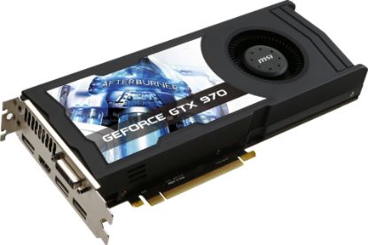 Picture of MSI GTX 970 4GD5 OC NVIDIA GEFORCE GTX 970 4GB GDDR5 PCI-E GRAPHIC CARD.