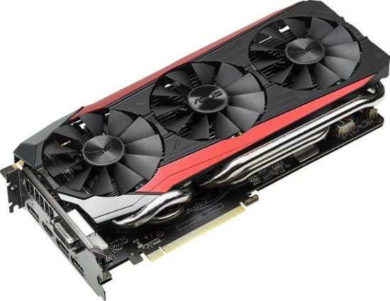 Picture of ASUS 90YV08J1-M0NA00 NVIDIA GEFORCE GTX 980 TI 6GB GDDR5 PCI E 3.0 VIDEO CARD.