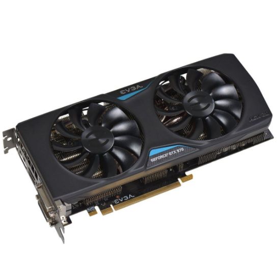 Picture of EVGA 04G-P4-2977-KR NVIDIA GEFORCE GTX 970 SC+ GAMING ACX 2.0  4GB GDDR5 PCI-E 3.0 16x VIDEO CARD.