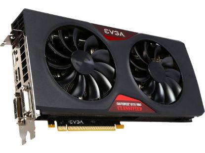 Picture of EVGA 04G P4 3988 KR NVIDIA GEFORCE GTX 980 CLASSIFIED GAMING ACX 2.0 4GB GDDR5 PCIE 3.0 VIDEO CARD.