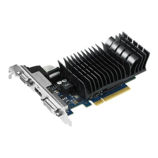 Picture of ASUS GT7302GD3CSM NVIDIA GEFORCE GT 730 2GB 64-BIT DDR3 PCI-E 2.0 VGA DVI HDMI VIDEO CARD.