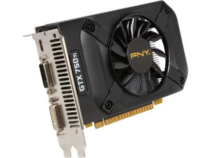 Picture of PNY VCGGTX750T2XPB Nvidia GeForce GTX 750 Ti 2GB 128-Bit GDDR5 PCI Express 3.0 Video Card.