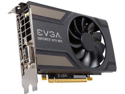 Picture of EVGA 02G P4 2951 KR NVIDIA GEFORCE GTX 950 SC GAMING 2GB GDDR5 DVI HDMI 3DISPLAYPORT PCI-E VIDEO CARD.