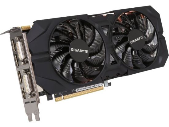 Picture of GIGABYTE GV-N960WF2OC-2GD Nvidia GeForce GTX 960 2GB 128-Bit GDDR5 PCI Express 3.0 HDCP Ready ATX Video Card