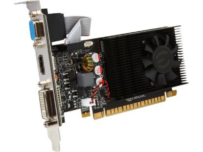 Picture of EVGA 01G P3 2730 KR NVIDIA GEFORCE GT 730 1GB 128-Bit DDR3 PCI EXPRESS 2.0 GRAPHICS CARD.