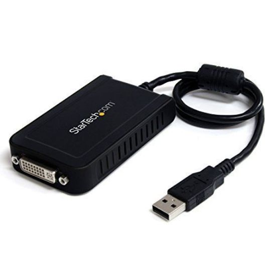 Picture of STARTECH USB2DVIE3 USB TO DVI EXTERNAL VIDEO CARD MULTI MONITOR ADAPTER - 1920X1200.