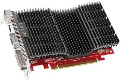Picture of ASUS EAH5570 SILENT/DI/1GD2 RADEON HD 5570 1GB DDR2 PCI E 2.1 GRAPHICS CARD.