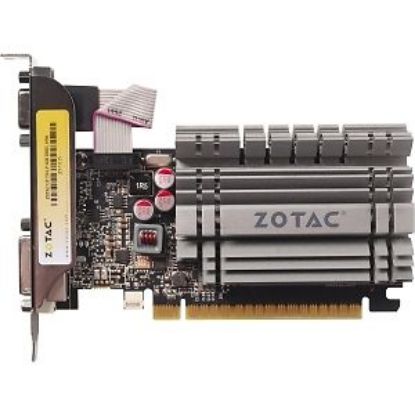 Picture of ZOTAC ZT-71115-20L NVIDIA GEFORCE GT 730 4GB 64-BIT DDR3 PCIE 2.0 VGA DVI HDMI LOW PROFILE VIDEO CARD.