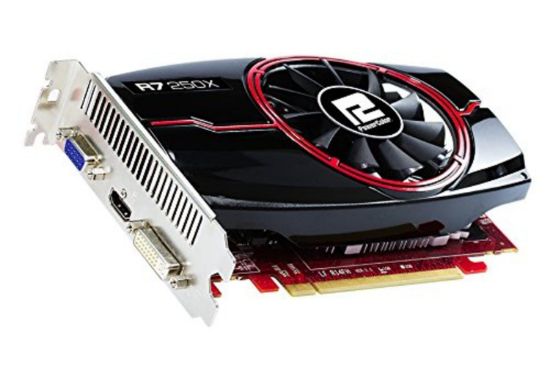 Picture of POWERCOLOR AXR7 250X 2GBD5-HE RADEON R7 250X 2GB GDDR5 PCIE 3.0 DL DVI-D HDMI VGA VIDEO CARD.