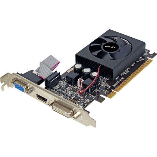 Picture of PNY VCGGT610XPB NVIDIA GEFORCE GT 610 1GB DDR3 PCI EXPRESS 2.0 VIDEO CARD.