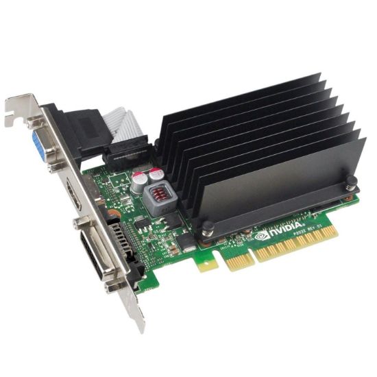 Picture of EVGA 01GP31731 NVIDIA GEFORCE GT 730 1GB 64-BIT GDDR3 DVI HMDI VGA LOW PROFILE GRAPHICS CARD.