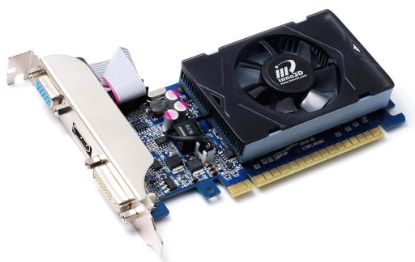 Picture of INNO3D N6101DDVE3BX NVIDIA GEFORCE GT 610 1GB DDR3 PCI Express x16 VIDEO GRAPHICS CARD.