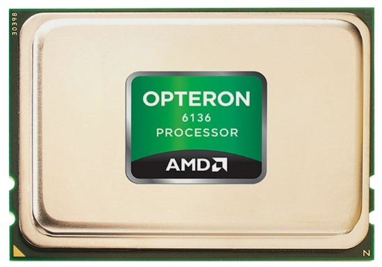 Picture of AMD AMD-6136 OPTERON EIGHT-CORE 2.4 GHz 14 MB CACHE HT3 D1 80 W SOCKET G34 CPU PROCESSOR  