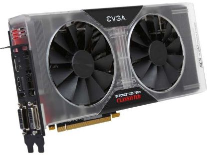 Picture of EVGA 03G P4 3888 G-SYNC Support GeForce GTX 780 Ti Classified 3GB 384-Bit GDDR5 PCI Express 3.0 SLI Support K|NGP|N Reference Edition Video Card