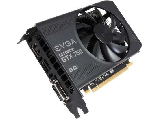 Picture of EVGA 01GP42753 G-SYNC Support GeForce GTX 750 Superclocked 1GB 128-Bit GDDR5 PCI Express 3.0 Video Card