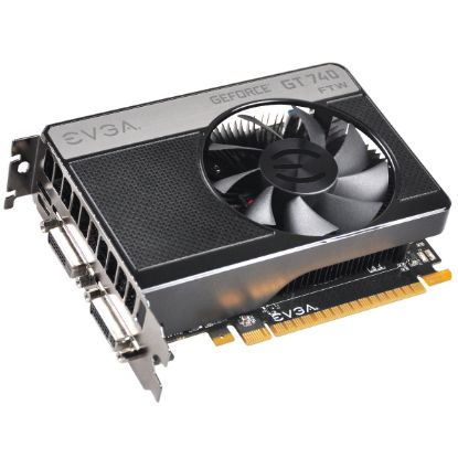 Picture of EVGA 02G P4 3744 GeForce GT 740 FTW 2GB 128-Bit GDDR5 PCI Express 3.0 Video Card