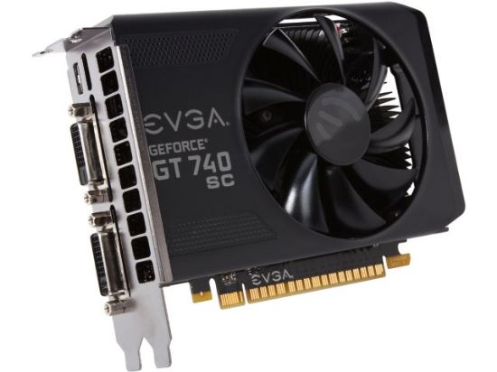 Picture of EVGA 01G-P4-3743 KR GeForce GT 740 Superclocked 1GB 128-Bit GDDR5 PCI Express 3.0 Video Card