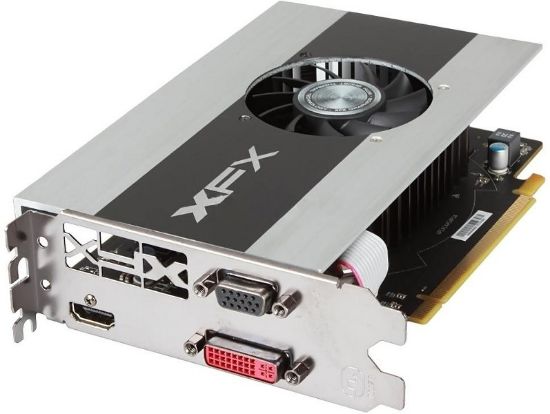 Picture of XFX FX775AZNJ4 Radeon HD 7750 Core Edition 1GB 128-bit GDDR5 PCI Express 3.0 x16 HDCP Ready CrossFireX Support Video Card