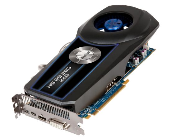 Picture of HIS H280QC3G2M Radeon R9 280 IceQ OC 3GB 384-Bit GDDR5 PCI Express 3.0 x16 HDCP Ready CrossFireX Support Video Card