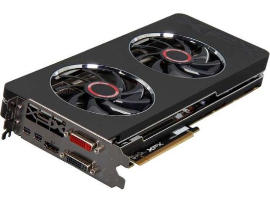 Picture of XFX R9-280X-TDBD Radeon R9 280X 3GB 384-Bit GDDR5 PCI Express 3.0 x16 HDCP Ready CrossFireX Support Black Double Dissipation Edition Video Card