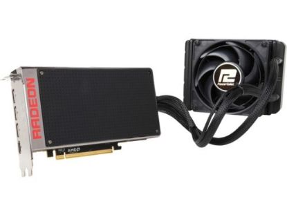 Picture of POWERCOLOR AX R9 FURY X 4GBHBM-DH Radeon R9 Fury X 4GB 4096-bit HBM PCI Express 3.0 CrossFireX Support ATX Video Card